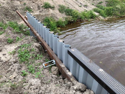 Prolock hoekprofiel 3 meter - Wal-beschoeiing.nl