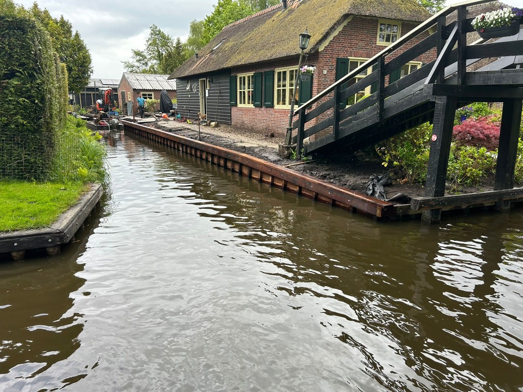 Prolock kunststof beschoeiing schotten voor stevige oeverbescherming
